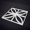 Ekena Millwork Small Swansea Decorative Fretwork Wall Panels in Architectural Grde PVC, 11 3/8"W x 11 3/8"H x 3/8"T WALP12X12SWN - alternate 4